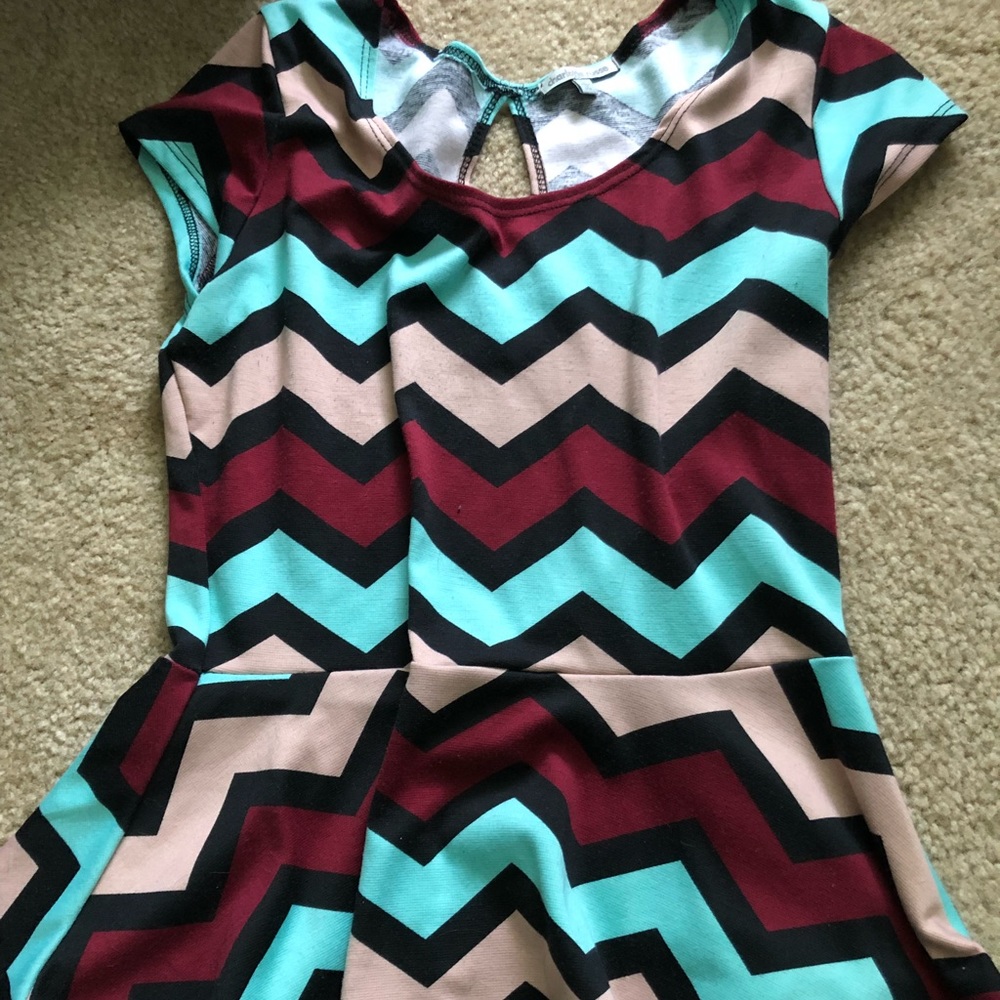 Teal and Burgundy shirt